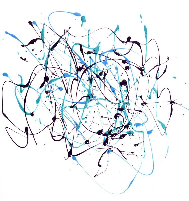 Abstract strokes composition Abstract strokes composition